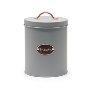 Metal Storage jar Biscuits 14x17 cm  Food Storage Jars-Canisters