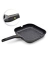 Grill pan Ranger with non-stick coating 28x28 cm and detachable handle