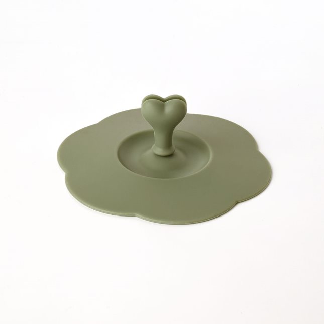 Silicone Cup lid 10.5 cm green