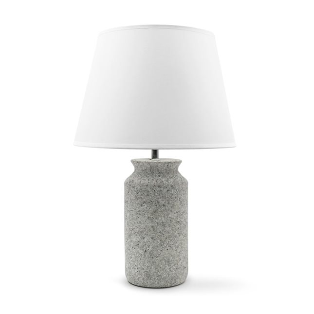 Cement Τable lamp white-grey 43 cm
