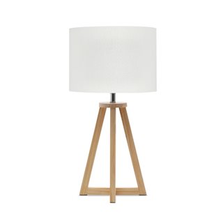 Wood Τable lamp 48 cm white  Table lamps