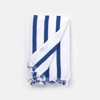 Πετσέτα θαλάσσης 80x160 εκ. ριγέ λευκό-μπλε  Πετσέτες θαλάσσης