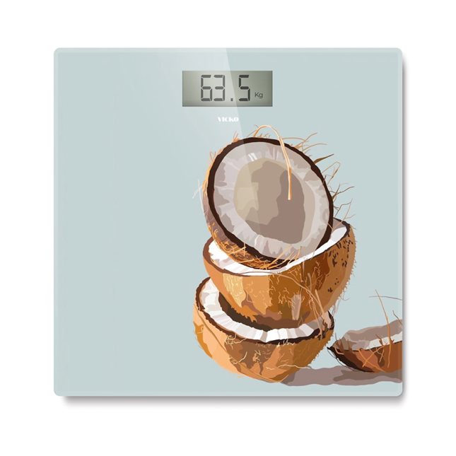 Digital bathroom Scale 180 kg Coconut