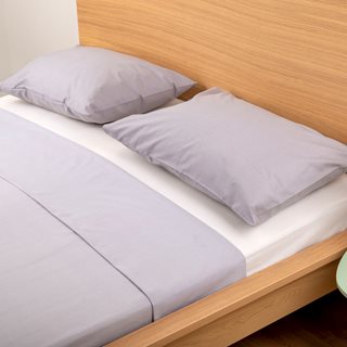 Κing-size Βedsheets Thin Stripes - Set of 4  Bed sheets-Pillowcases