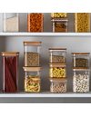 Food storage Box with wooden lid 1 L