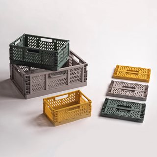 Foldable Storage box 22x14.5x8.8 cm in 3 colors  Storage baskets-Magazine racks