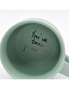 Porcelain Mug Message 360 ml in 3 colors