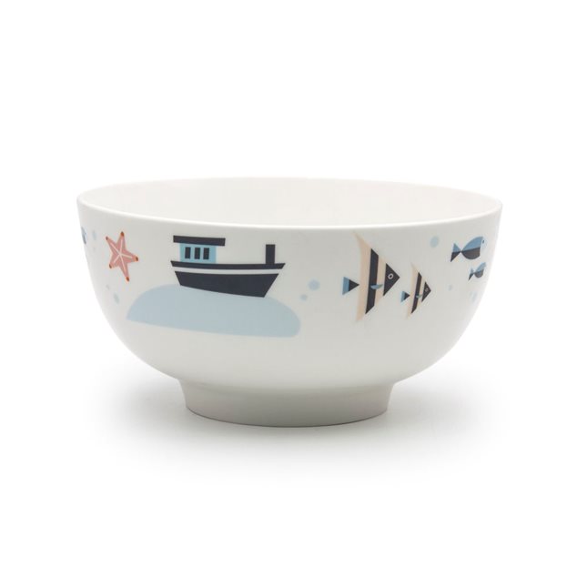 New Bone China porcelain 4-piece Kids Dinnerware set Whale