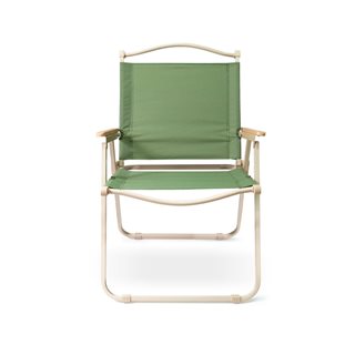 Καρέκλα παραλίας μεταλλική αναδιπλούμενη 55x52x80 εκ. χακί  Καρέκλες παραλίας
