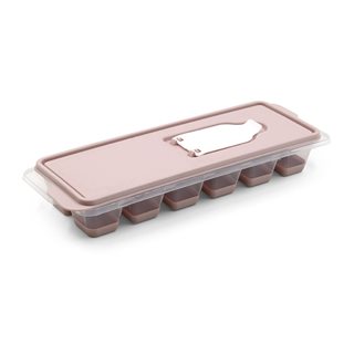 Push out ice cube Tray with lid pink  Ice cube trays