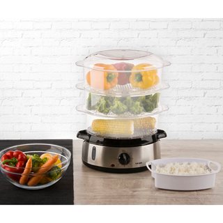 3-layers Steam Cooker 800 W 9 L  Steamers