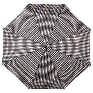 Folding Umbrella black & white Plaid  Umbrellas