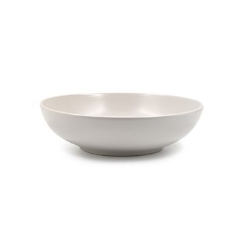 Stoneware Soup plate Chiaro off white matte 20.5 cm  Plates-Bowls