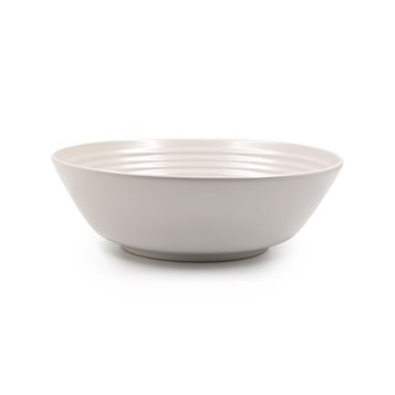 Stoneware Salad bowl Chiaro off white matte 23 cm  Plates-Bowls