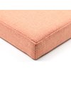 Foldable salmon pink storage Ottoman 38x37 cm