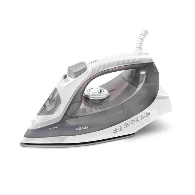 Steam iron with ceramic soleplate 2200 W white