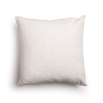 Boucle decorative Cushion 40x40 cm white  Throw cushions