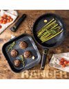 Grill pan Ranger with non-stick coating 28x28 cm and detachable handle