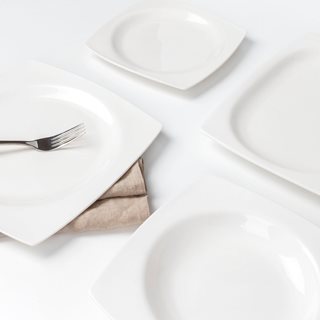 New bone china porcelain 20-piece Dinnerware set Kare  Plates-Bowls