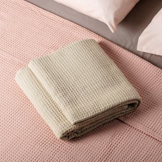 Κουβέρτα πικέ υπέρδιπλη ροζ  Κουβέρτες-Παπλώματα