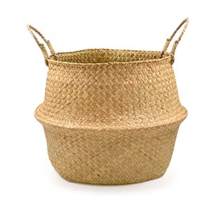 Wicker Basket 45x36 cm natural  Storage baskets-Magazine racks