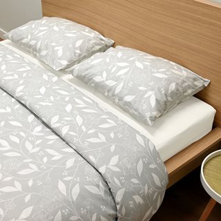 Double-size Duvet cover grey - Set of 3  Blankets-Duvets