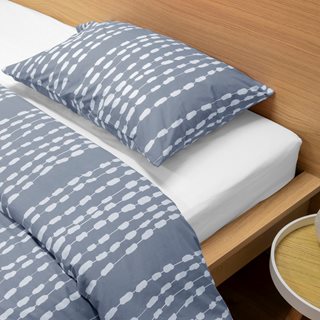 Single-size Duvet cover blue - Set of 2  Blankets-Duvets
