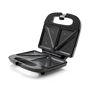 2-slice Sandwich Maker with triangle plates 800 W black  Electric Panini press grills-Sandwich makers