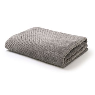 Κουβέρτα fleece 130x170 εκ. γκρι με ανάγλυφο σχέδιο  Ριχτάρια-Κουβέρτες καναπέ