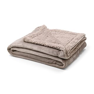 Κουβέρτα γούνινη μονή 150x200 εκ. γκρι  Κουβέρτες-Παπλώματα