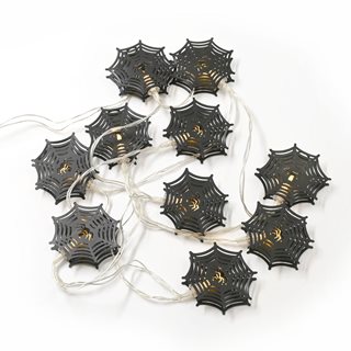Decorative battery String lights with 10 LED spider web  Decorative lights