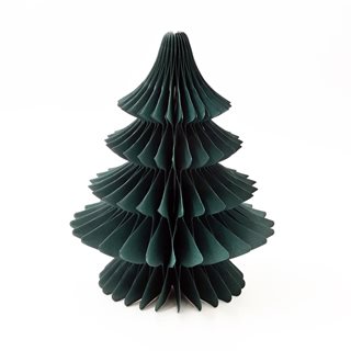 Χριστουγεννιάτικο χάρτινο διακοσμητικό Δέντρο 20 εκ. πράσινο  Επιτραπέζια διακοσμητικά-Πιατέλες
