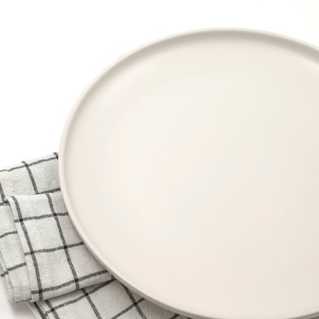 Stoneware Dinner plate Essential off white 27 cm