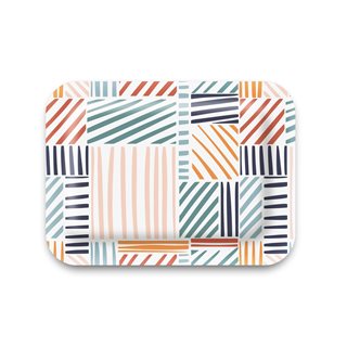Serving Tray Stripes All Over 33x24 cm  Serving trays