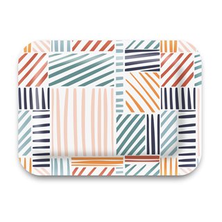 Serving Tray Stripes All Over 44x32.5 cm  Serving trays