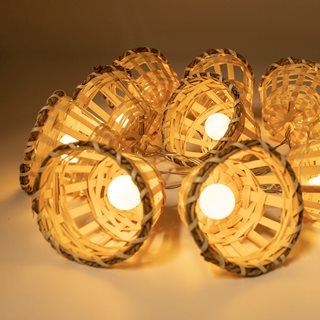 Decorative battery Lanterns with 10 LED natural  Decorative lights