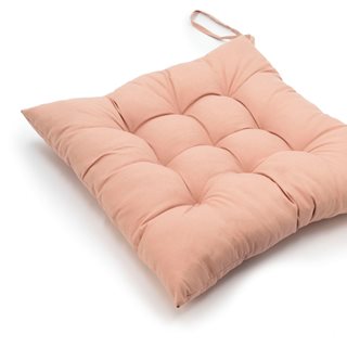  Chair pad 40x40 cm peach  Chair cushions