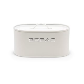 Metal Bread box white 33x19x15 cm  Bread boxes
