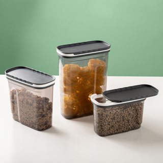 Food Storage container with sliding lid and measurements 1.8 L  Food Storage Jars-Canisters