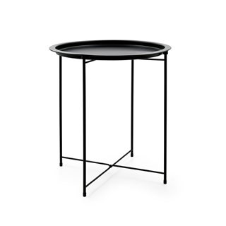 Metal Coffee table 47x51 cm round black  Side tables