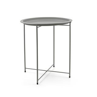 Metal Coffee table 47x51 cm round grey  Side tables