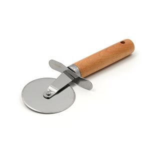 Stainless steel Pizza cutter with wooden handle 19 cm  Graters-Slicers