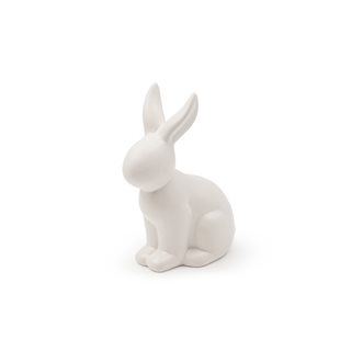 Easter ceramic Bunny 15 cm white  Easter Figurines