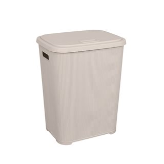 Laundry Hamper 44x38x56 cm beige  Bathroom storage baskets - Ηampers
