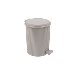 Pedal trash bin 5 L beige  Waste bins-Toilet brushes
