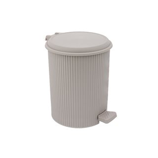 Pedal trash bin 12 L beige  Waste bins-Toilet brushes
