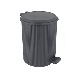 Pedal trash bin 20 L anthracite  Waste bins-Toilet brushes