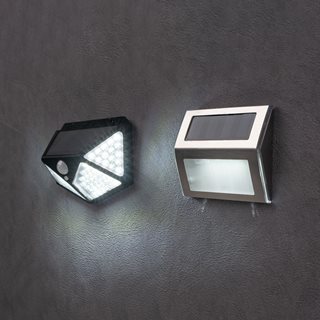 Ηλιακό Φωτιστικό LED επιτοίχιο 10x8 εκ.  Ηλιακά φωτιστικά